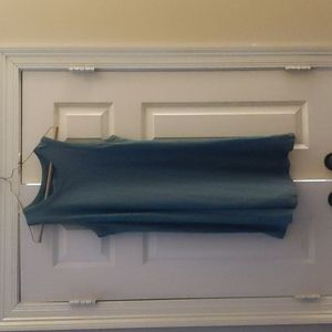 Green universal thread tank dress